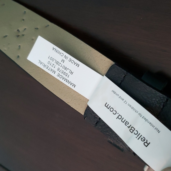 Relic vegan/stud belt / M - Picture 3 of 6